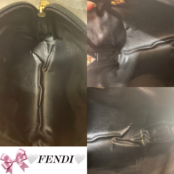 💗Auth💗FENDI Zucca Monogram Wristlet Pouch Wallet Clutch Pochette/Crossbody💫 - Picture 17 of 17
